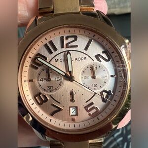 Michael Kors Rose Gold Chronograph Watch